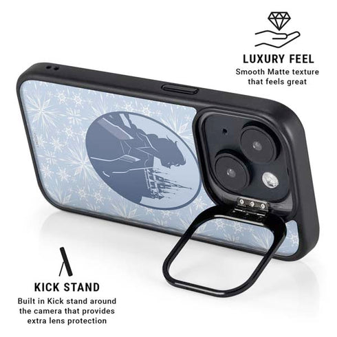 Disney Frozen II Elsa Silhouette iPhone 15 Kickstand Case